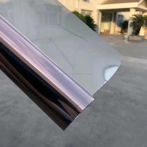 de <span class=keywords><strong>la</strong></span> Plata y de Brown color reflectante construcción decorativa ventana etiqueta de venta al por mayor de titanio de película - Product Image 1