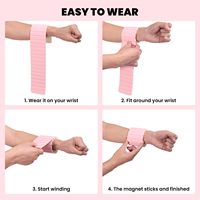 Poids de poignet magnétique personnalisé en gros avec logo, poids de poignet en silicone de 2 lb pour femmes, accessoires de Pilates, équipement de gym