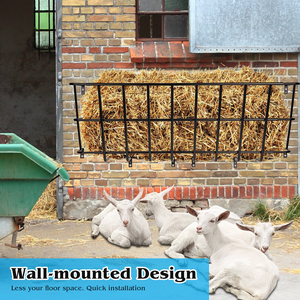 Équipement d'élevage, support mural en métal <span class=keywords><strong>pour</strong></span> l'alimentation en <span class=keywords><strong>foin</strong></span> des bovins, des moutons et des chevaux - Product Image 4