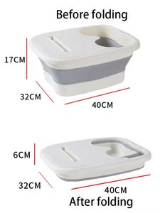 Bac de massage portable pour les pieds, facile à ranger, pliable, pour trempage des pieds - Product Image 5