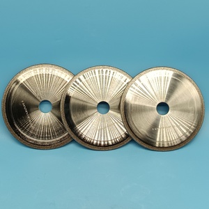 <span class=keywords><strong>Disque</strong></span> de meulage CBN sur mesure haute dureté pour affûtage de chaînes de tronçonneuses et ébavurage de l'aluminium avec abrasif grossier - Product Image 5