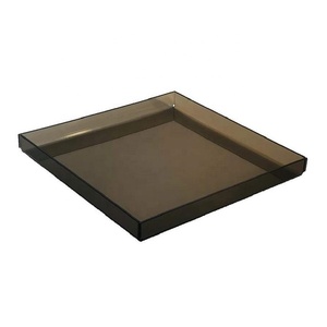 Glossy Black Acrylic <strong>Butler</strong> <strong>Tray</strong> Black Acrylic <strong>Trays</strong> Acrylic Tea <strong>Tray</strong> - Product Image 4