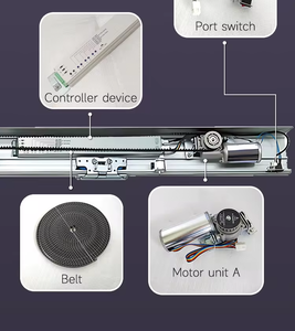 ओम ओडम ऑपरेटर 2 पैनल केंद्र खोलने पर pta स्मार्ट ऐप स्वचालित सेंसर ग्लास डोर रोलिंग शटर मोटर गैरेज दरवाजा सलामी - Product Image 5