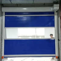 Le PVC enroulent les portes électriques de volet, porte d'enroulement rapide à grande vitesse.