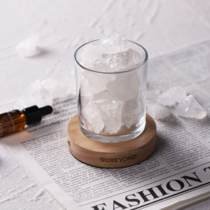 Quemador de Aroma de cuarzo blanco, aceite esencial de piedra de roca, sal de cristal <span class=keywords><strong>del</strong></span> <span class=keywords><strong>Himalaya</strong></span> pura 100%, difusor curativo, navidad - Product Image 6