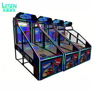 Macchina Arcade da Basket con Schermo LED, Gioco a Moneta con <span class=keywords><strong>Classifica</strong></span> Punteggio, Gioco di Basket da Strada con Canestro - Product Image 2