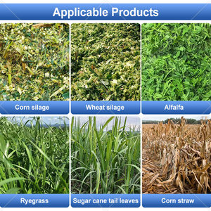 OCEAN Empacadora De Ensilaje Mini Tracteur à main Paille de riz ronde Presse à balles de foin de luzerne à vendre - Product Image 6