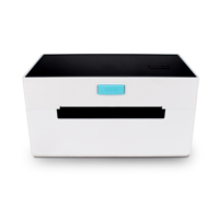 Impresora Térmica de Etiquetas de Alta Velocidad de 4 Pulgadas (110 mm) y 203 dpi, para Etiquetas de Envío, Códigos de Barras, con Interfaz USB+LAN