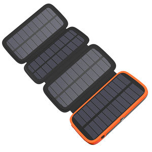 <span class=keywords><strong>Hiluckey</strong></span> prix de gros 20000Mah capacité Portable batterie externe 4 panneaux solaires <span class=keywords><strong>chargeur</strong></span> <span class=keywords><strong>solaire</strong></span> - Product Image 1