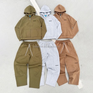 Manufacturers Custom Clothes French Terry Tracksuit Men Baggy Sweatpants and Hoodies Set Fitness Sports Sweatsuit <b>Jogging</b> <b>Suit</b> - Product Image 1