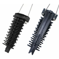 Colliers de serrage anti-tension, colliers d'ancrage en forme de coin, accessoires autoportants PA1500 PA2000, collier de serrage pour câble de tension en fibre optique