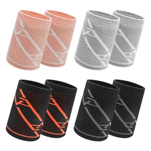 2024 New Arrival Unisex Knitted Breathable Wrist Guard Hot Sale Running Sports Basketball Wrist Sweatband