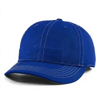 Gorra de Béisbol al por Mayor de Alta Calidad con Costuras en Contraste, Logotipo Bordado Personalizado, 6 Paneles, Sin Estructura, Perfil Bajo, Estilo Dad Hat