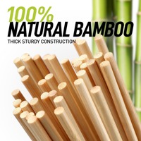 Brochettes en bambou naturel, bâtonnets de rôtissage pour cuisine extérieure, barbecue, fontaine à chocolat, fruits, artisanat - durables et personnalisables