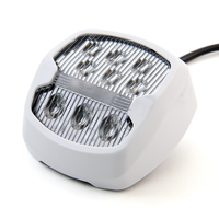 Projecteur LED tout-terrain ambre/blanc pour véhicule, éclairage de travail pour voiture, lumière auxiliaire modifiée pour camion, éclairage extérieur pour barre de toit 4x4