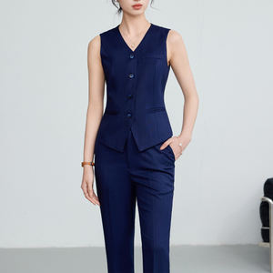 Traje de Tres Piezas Elegante de Alta Gama, Doble Botonadura, a Rayas, Antiarrugas, Corte Slim, para Trabajo, Profesional, Tallas M-4XL, Venta al Por Mayor - Product Image 3