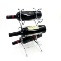 Fabricant Fournisseur Porte-bouteilles de vin artistique Étagère Porte-bouteilles de vin Porte-bouteilles de vin sur pied
