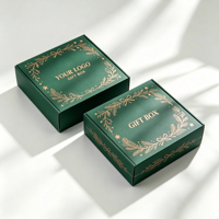 Boîte en carton ondulé en gros, boîte d'expédition personnalisée avec logo, carton cadeau premium avec dorure à chaud pour l'emballage de produits cadeaux de fêtes