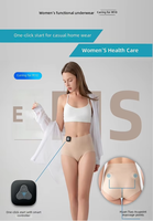 여성용 EMS 스마트 속옷 M10, 환티아오 경혈 펄스 마사지 기능, 6가지 모드 19단계 강도 조절, 심리스 홈웨어 팬티