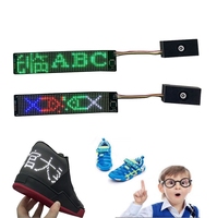 Écran LED flexible BL1248, contrôle sans fil par application, panneau LED à lumière douce intégré, affichage LED pour chaussures, vêtements, chapeaux, publicité, affichage LED
