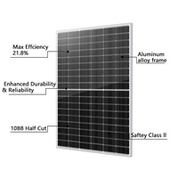 Panel Solar Fotovoltaico de Vidrio Simple de 415W, Módulos de Alta Eficiencia para Sistemas Solares