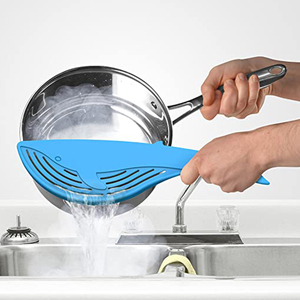 Cetacean Animal Shape New Design Plastic Pot Pan Bowl Strainer Kitchen Rice Washing <b>Tool</b> - Product Image 1