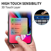 Protecteur d'Écran en Verre Trempé pour iPhone 17 16 15 14 13 12 11 Pro Max XR XS 7 8 Plus, Verre Téléphonique Anti-Explosion 2.5D
