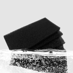 Hoja de algodón con filtro de carbón activado de alta adsorción 1M * 2M 90% eliminación de benceno y 1000 mg/g Valor de yodo para purificador de aire - Product Image 1