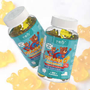 Gomitas de Vitamina D3 del Fabricante Original, Fórmula sin Gelatina y a Base de <span class=keywords><strong>Pectina</strong></span> para Apoyo Inmunológico, Salud Ósea, Gomitas Suaves - Product Image 1