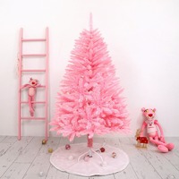 Sapin de Noël Artificiel 4-8FT en PVC, Pin Vert Floqué Effet Neige, Style Champêtre, Arbre Noir avec Support Métallique Semi-Mécanique