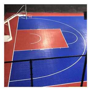 Suelo para Cancha de Baloncesto en Garaje, Baldosas Modulares de Alta Resistencia para Canchas Deportivas, PP Encastrables, Antideslizantes, Ecológicas e Impermeables - Product Image 1