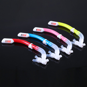 New Arrival ZMZ DIVE Sport Training <strong>Underwater</strong> Swimming Safety <strong>Silicone</strong> PVC Mouthpiece Dry Diving Snorkel Kids CE Certified - Product Image 2