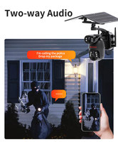 VESAFE Q6Max Dual-Lens Ultra HD Solar CCTV Security Camera Full-Color Night Vision Waterproof Remote Viewing Real-Time Alerts
