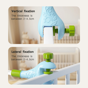 Samtoy sơ sinh điện Rattle xoay bé treo điều khiển từ xa nôi âm nhạc di động giường chuông bé nôi di động với ánh sáng âm nhạc - Product Image 6