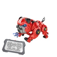 Perro Mecánico Realista con Control Remoto Eléctrico Personalizado, Juguete de Perro Bulldog con Sensor Inteligente, Robot Interactivo para Mascotas, Juego Educativo Temprano para Niños