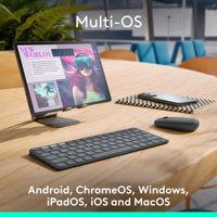 Logitech Keyboard Tablet, Keyboard Bluetooth portabel Keys-to-GO 2 dengan penutup bawaan