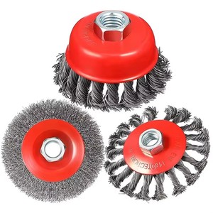 Juego <span class=keywords><strong>de</strong></span> Cepillos <span class=keywords><strong>de</strong></span> Pulido <span class=keywords><strong>y</strong></span> Abrillantado para Herramientas, Cepillo <span class=keywords><strong>de</strong></span> Limpieza <span class=keywords><strong>de</strong></span> Alambre, Cepillo <span class=keywords><strong>de</strong></span> Copa <span class=keywords><strong>de</strong></span> Alambre <span class=keywords><strong>de</strong></span> Acero Inoxidable Retorcido - Product Image 1