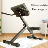Banc de fitness pliable et portable, chaise romaine pour exercices d'extension dorsale