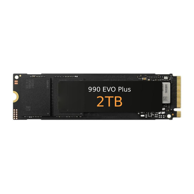 990 EVO Plus 2TB NVMe Gen4 Drive 7200/6200MB/s TLC NAND Smart HMB Buffer Built for Mainstream Desktop Gaming Setup