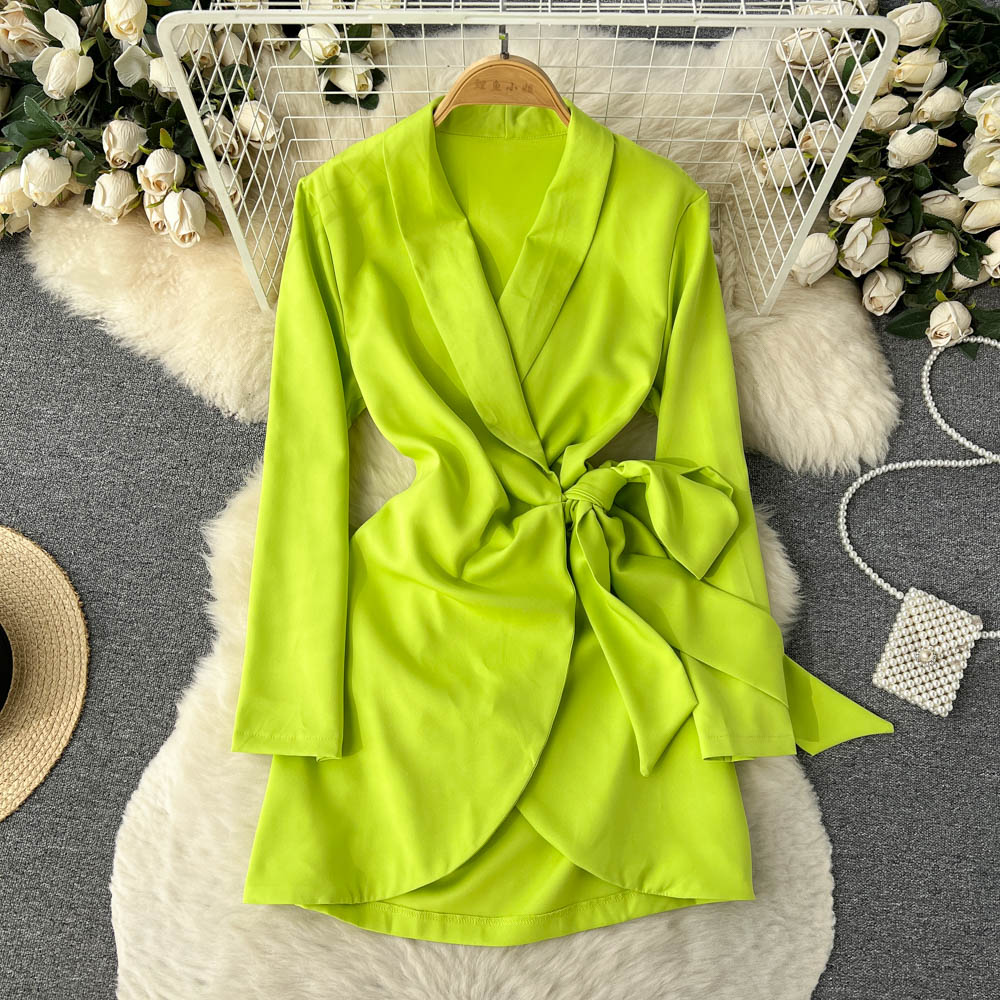 Hot-selling Elegant V Neck Long Sleeve Blazer Mini Dresses for Women| Alibaba.com Hot-selling Elegant V Neck Long Sleeve Blazer Mini Dresses for Women| Alibaba.com