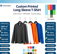 Sweat-shirt à manches longues en coton confortable pour homme, 200g, best-seller, pour les boutiques et les marques de vêtements de mode professionnelles