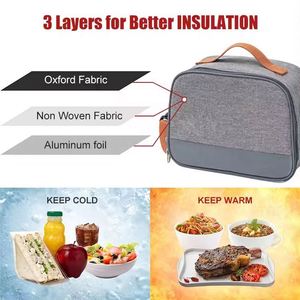 Sac isotherme pour déjeuner unisexe, durable, en Oxford, avec poignée, pour adultes, bureau, travail, école, écologique - Product Image 2