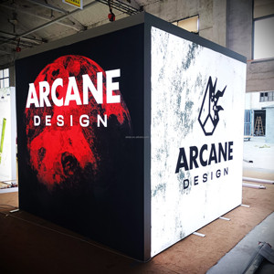 Tùy chỉnh 10x10 vải Modular không khung dẫn ánh sáng hộp hiển thị gian hàng vật liệu nhôm cho triển lãm thương mại hiển thị & bối cảnh triển lãm - Product Image 4