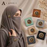 Fabricant d'étiquettes en cuir personnalisées APEX pour vêtements, hijabs, abayas, chapeaux, sacs, chaussures, foulards, patchs en cuir avec logo métallique
