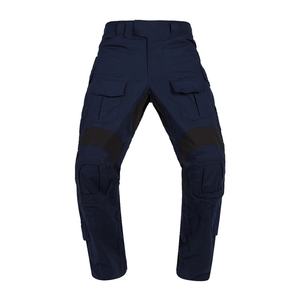 Uniformes tactiques d'entraînement en polyester bleu pour hommes, équipement de défense personnelle - Product Image 2