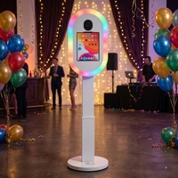 Offre Spéciale : Support Photo LED Portable pour iPad avec Anneau Lumineux et Télécommande pour Mariages