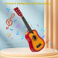 25 Inch 6 String Kids Toy Mini Guitar Children Beginner Practice Acoustic Guitar Musical Instrument Gift