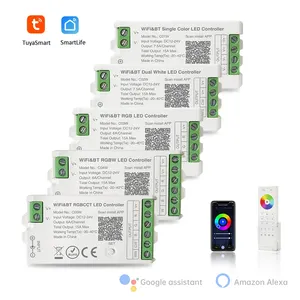 Tuya Series Single Color/ CCT/RGB/RGBW/RGBCCT Smart Phone APP Controllers Dimmers