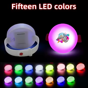 Gran pulsera <span class=keywords><strong>de</strong></span> luz LED, <span class=keywords><strong>concierto</strong></span>, 15 colores, control remoto, debería ayudar a sonar, las actividades <span class=keywords><strong>de</strong></span> la fiesta <span class=keywords><strong>de</strong></span> Nochevieja iluminarán la pulsera - Product Image 3