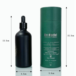 Flacon compte-gouttes rond en verre de 30 ml, 50 ml, 100 ml, flacon compte-gouttes vide avec bouchon, flacon compte-gouttes cylindrique avec boîte, logo personnalisé - Product Image 6